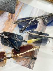 1:1 quality version Semi-wrapped rimmed glasses 4 colors