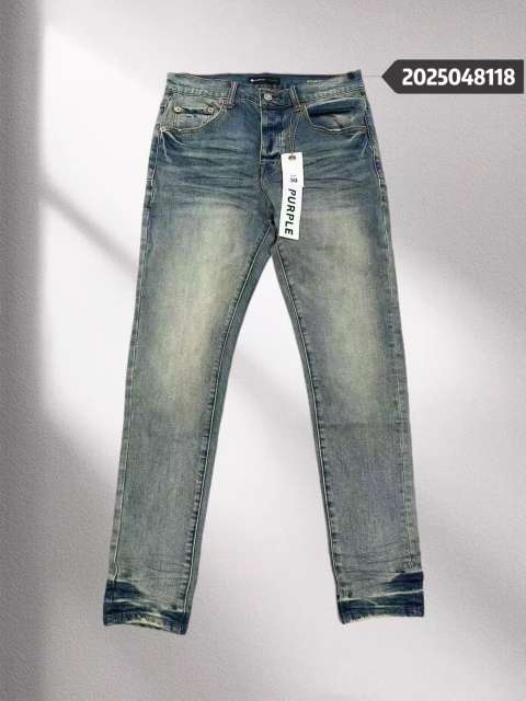 1:1 quality version Purple Classic Washed Jeans