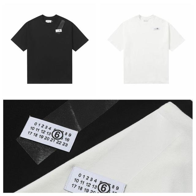 Maison Margiela MM6 T-Shirt Black White