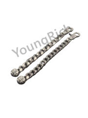 1:1 quality version Pure Silver Lobster Clasp Cross Large Bracelet