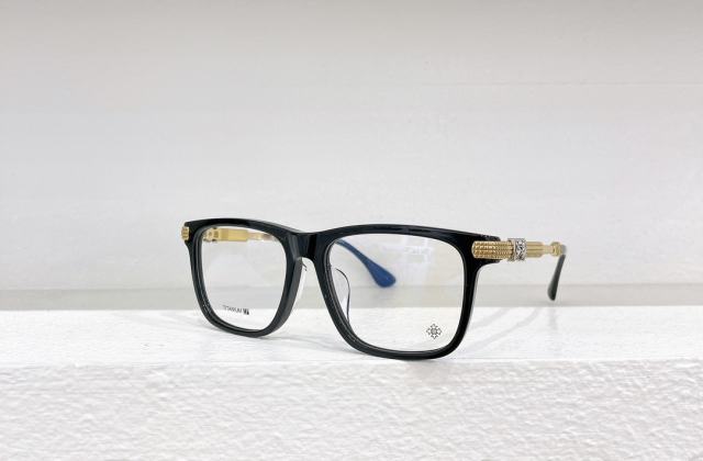 1:1 quality version Crucifix Embellished Lightweight Square Frame Glasses 4 colors
