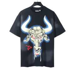 Hellstar Bull's head Rocky Print Washed Version Tee