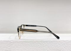1:1 quality version titanium Sanskrit letters half-frame business glasses 4 colors