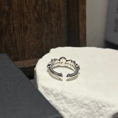 Ruby Crucifix Open End Ring 2 colors