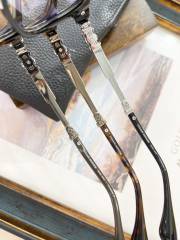 1:1 quality version Crucifix Embellished Lightweight Square Frame Glasses 4 colors