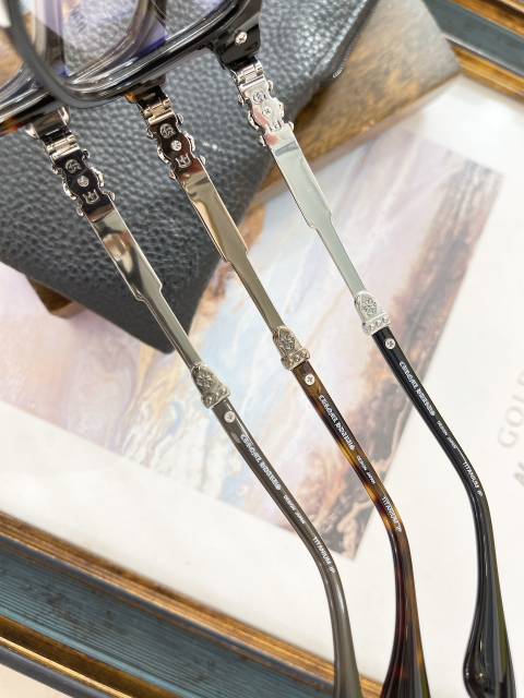 1:1 quality version Crucifix Embellished Lightweight Square Frame Glasses 4 colors