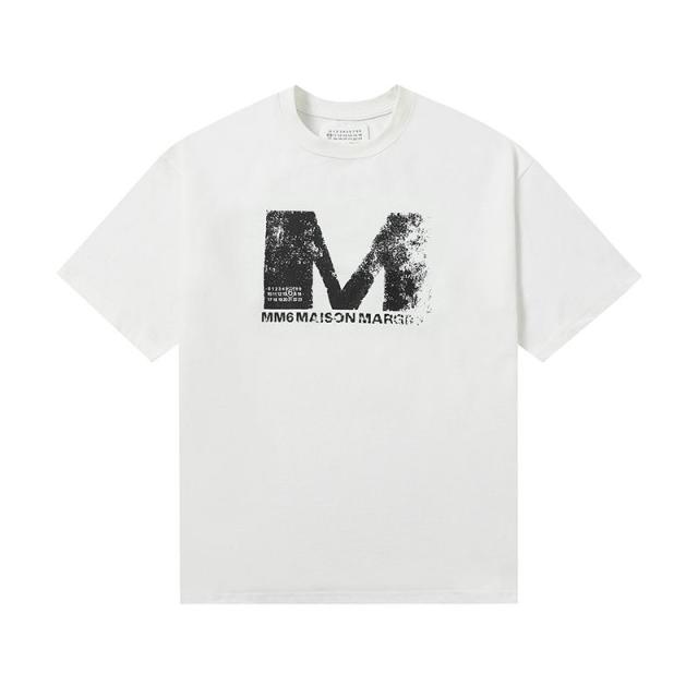 Maison Margiela MM6 T-Shirt Black White
