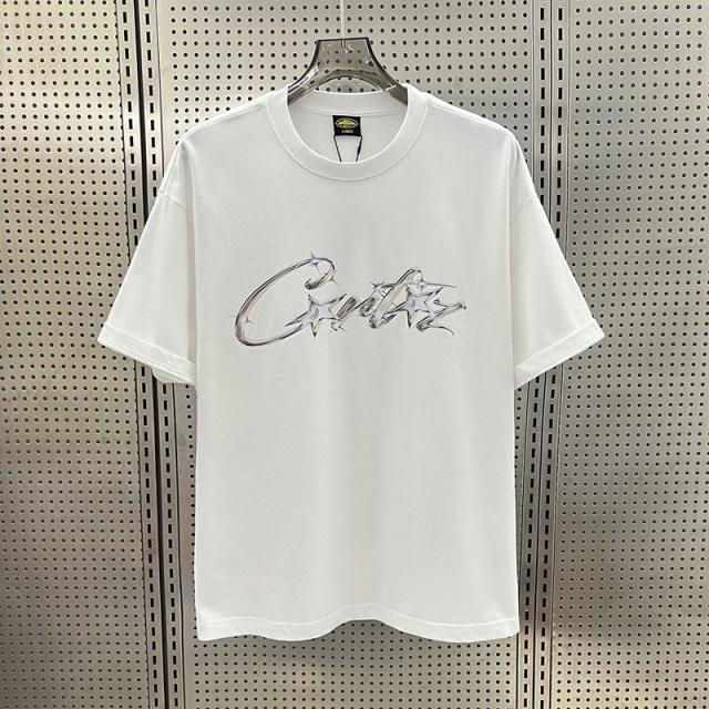 Corteiz Tee White Black
