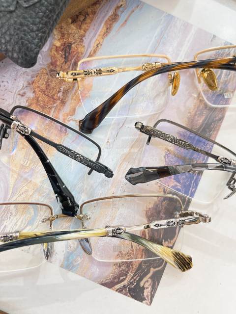 1:1 quality version semi-wrapped rimmed glasses 4 colors