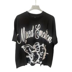 Mixed Emotion Front and back diamond cupid print Tee 2 colors