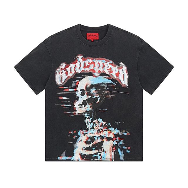 Godspeed Skull Shadow T-Shirt Black