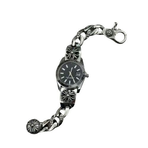 Vintage Crucifix Flower Bracelet Watch 6 colors