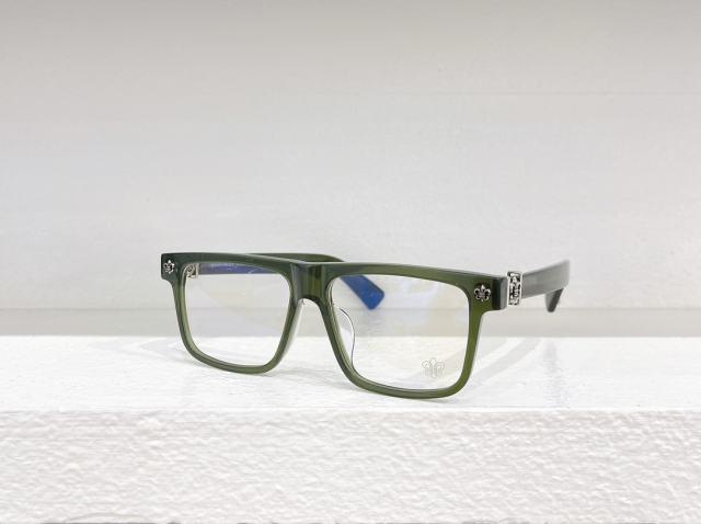 1:1 quality version Square frame temples cross logo glasses 8 colors