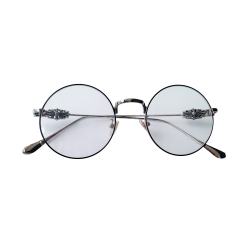 Crucifix glasses in round frame
