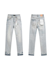 Purple Burnished White Splash Jeans