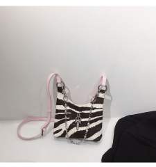 Horsehair Cross Chain Crossbody Bag for girls 2 colors