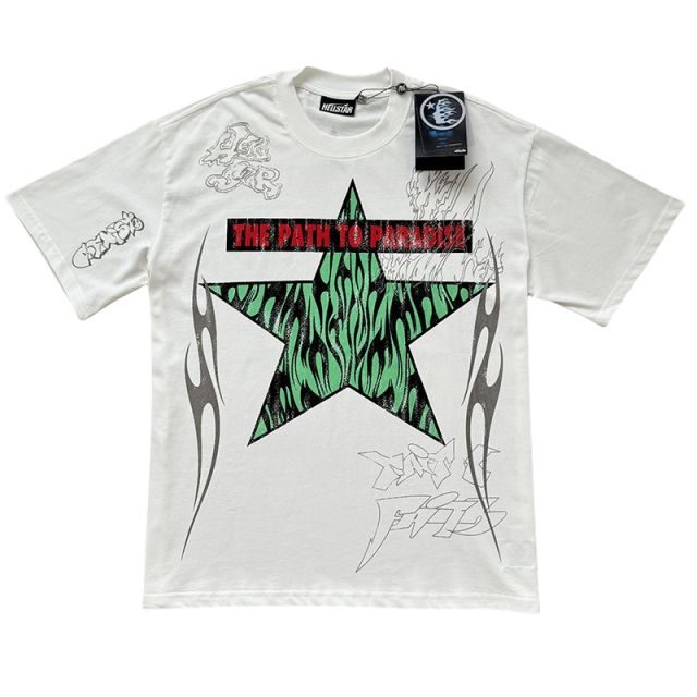 Hellstar Salvation Faith in Christ Printed Tee
