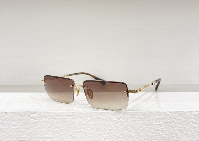 1:1 quality version Semi-wrapped rimmed glasses 4 colors