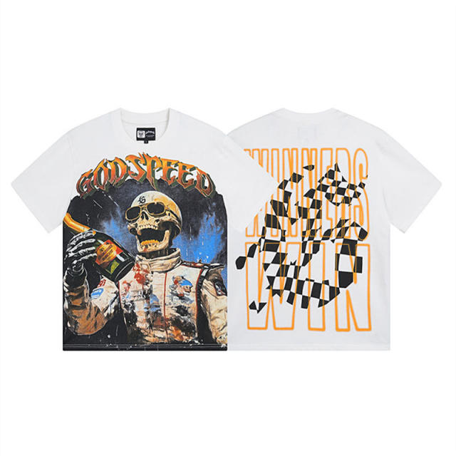 Godspeed Skull T-Shirt White