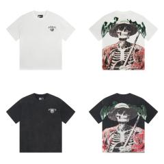 Godspeed Skull Farmer T-Shirt White Black