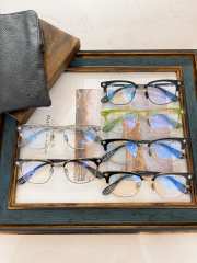 1:1 quality version Semi-metal rimmed glasses 6 colors