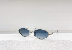 1:1 quality version Diamond shaped metal frame glasses 4 colors