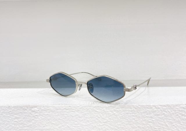 1:1 quality version Diamond shaped metal frame glasses 4 colors