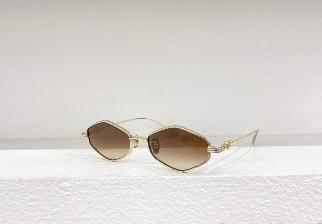 1:1 quality version Diamond shaped metal frame glasses 4 colors