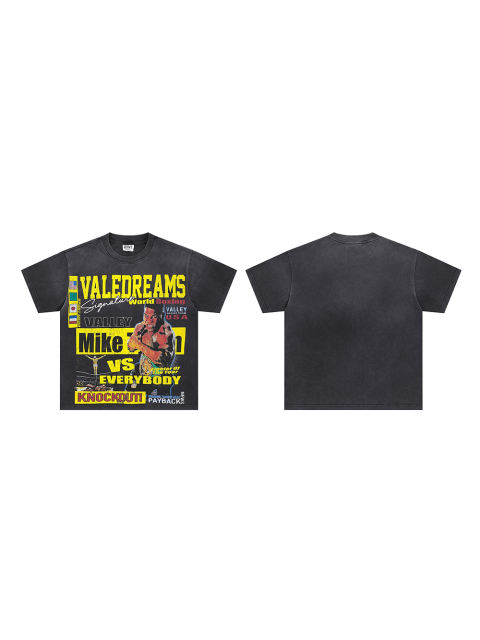 Vale Forever Boxer Poster Print Washed Version Tee