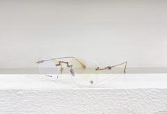 1:1 quality version Rimless glasses with large lenses 4 colors