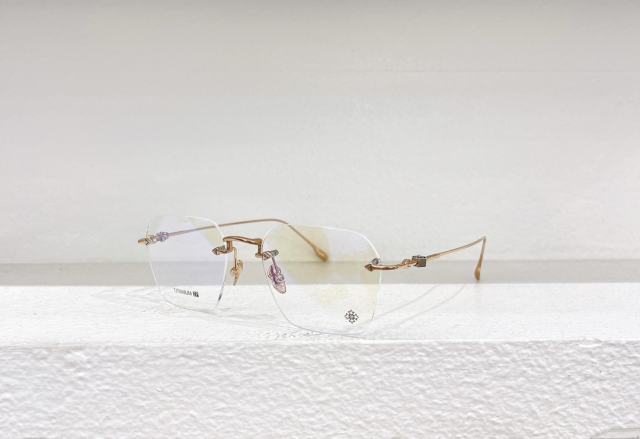 1:1 quality version Rimless glasses with large lenses 4 colors