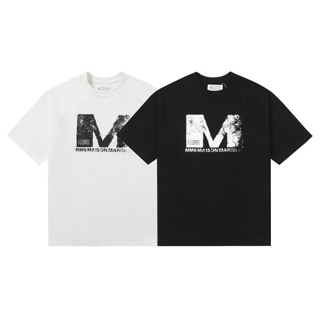 Maison Margiela MM6 T-Shirt Black White