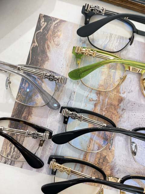 1:1 quality version Semi-metal rimmed glasses 6 colors