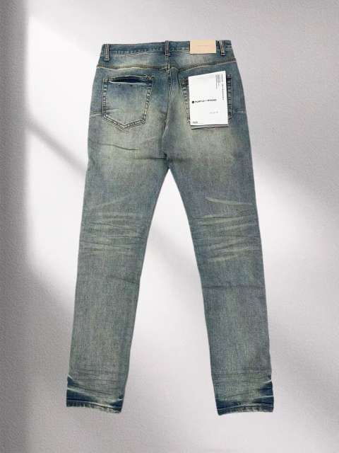1:1 quality version Purple Classic Washed Jeans