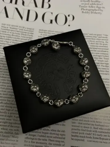 Crocus Heart Crucifix Bracelet
