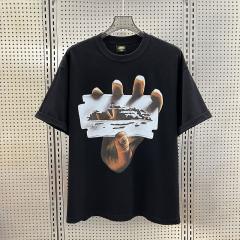 Corteiz Tee White Black