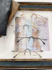 1:1 quality version Rimless glasses with large lenses 4 colors