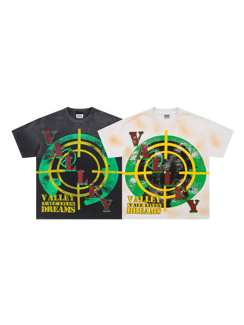 Vale Forever Sniper Letter Printed Washed Version Tee 2 colors