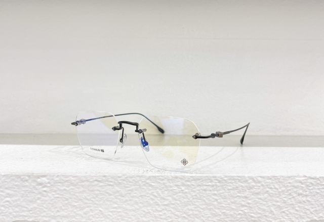 1:1 quality version Rimless glasses with large lenses 4 colors
