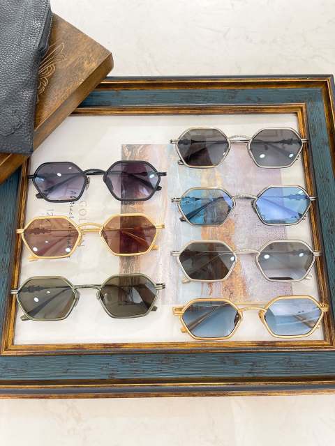 1:1 quality version polygonal glasses 7 colors