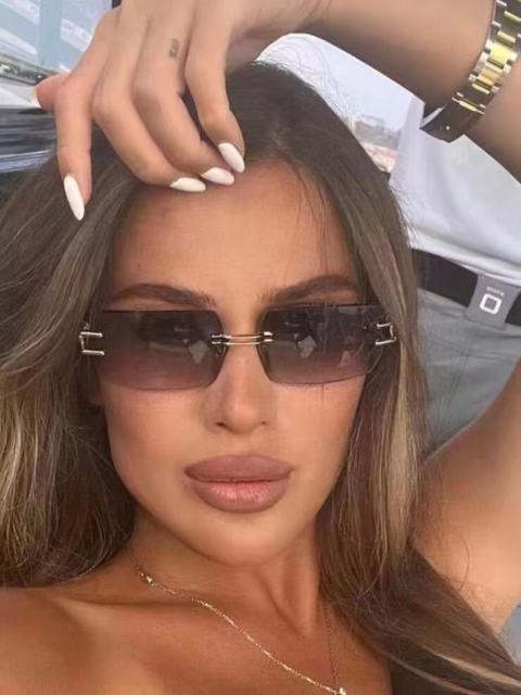 1:1 quality version rimless glasses 5 colors