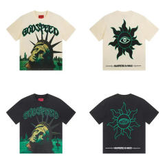Godspeed Statue of Liberty T-Shirt Beige Black