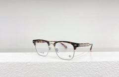 1:1 quality version titanium Sanskrit letters half-frame business glasses 4 colors