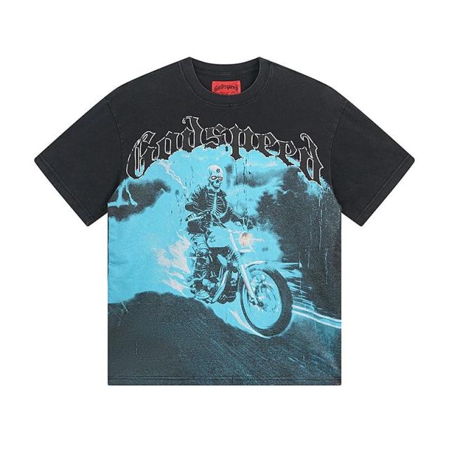 Godspeed Skull Shadow T-Shirt Black