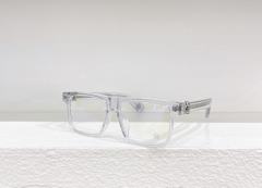 1:1 quality version Square frame temples cross logo glasses 8 colors