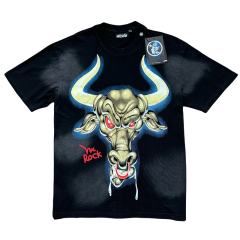 Hellstar Bull's head Rocky Print Washed Version Tee