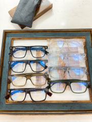 1:1 quality version Square frame temples cross logo glasses 8 colors