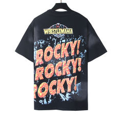 Hellstar Bull's head Rocky Print Washed Version Tee