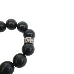 Obsidian Turquoise Cross Beaded Bracelet 7 colors