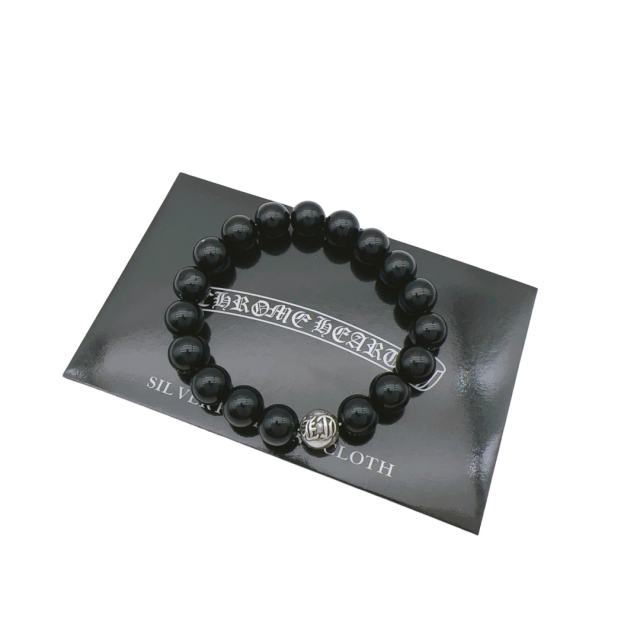 Obsidian Turquoise Cross Beaded Bracelet 7 colors